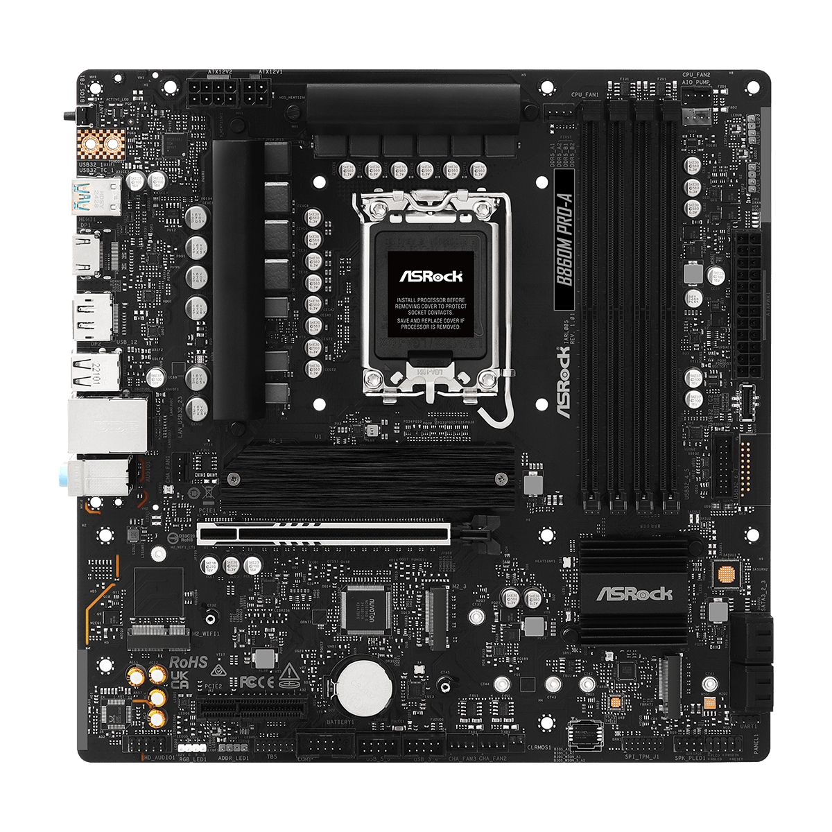 Asrock B860M Motherboards - Black
