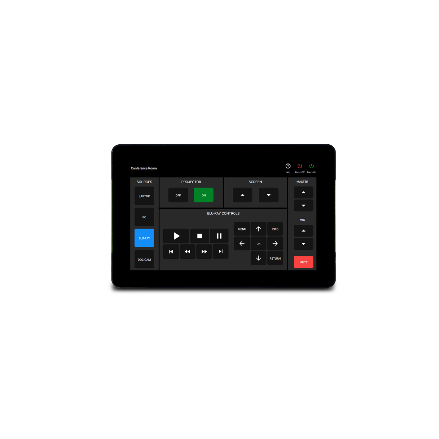 Atlona AT-VTP-700VL Touch Control Panels - 7 Inches - Black