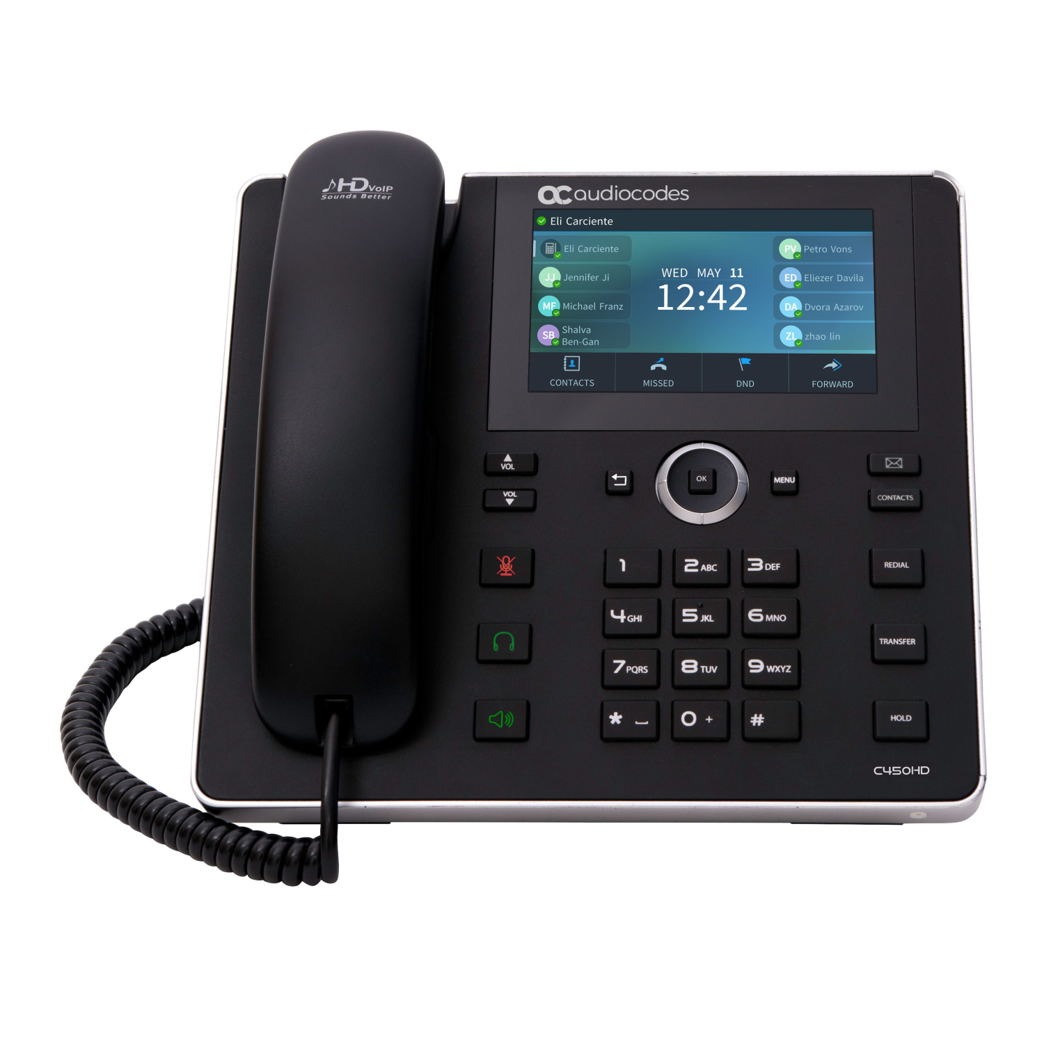 AudioCodes C450HD IP Phones - 5 Inches - Black