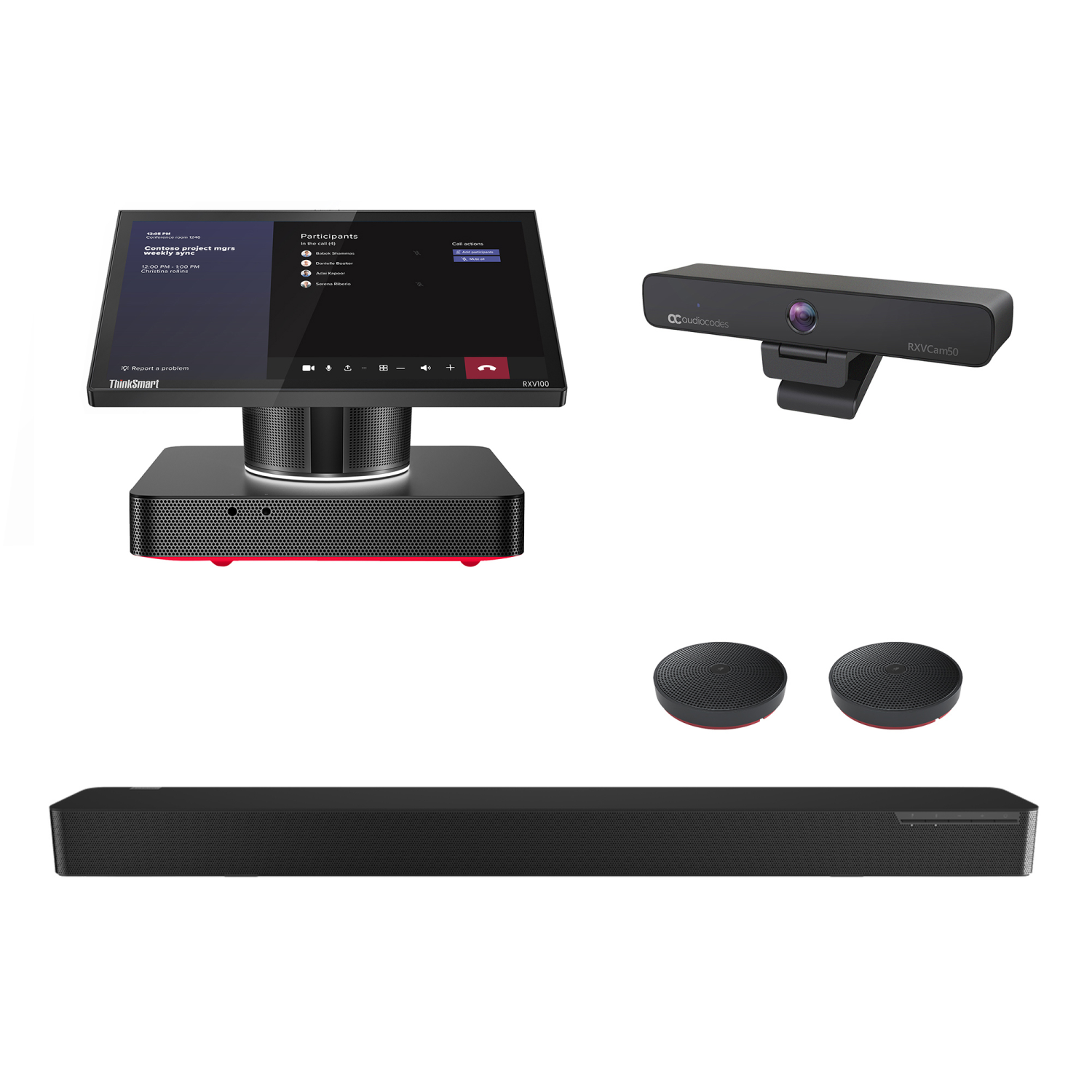 AudioCodes RXV100 Video Conferencing Systems - 10.1 Inches - 8192MB - Black