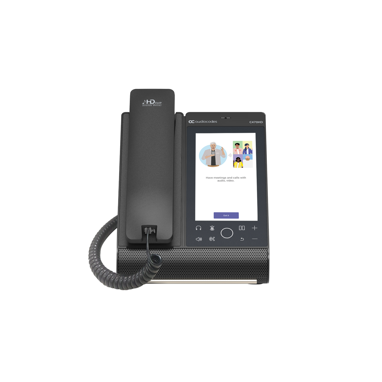 AudioCodes C470HD IP Phones - 5.5 Inches - Black