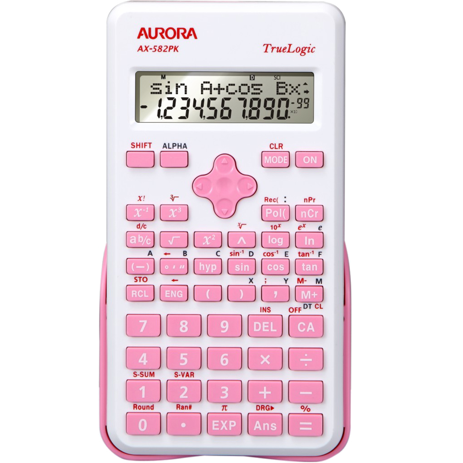 Aurora AX-582PK Calculators - Pink
