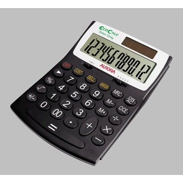 Aurora EC707 Calculators - Black