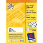 Avery 105x37mm Self-Adhesive Labels