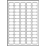 Avery J8551 Printer Labels - Transparent