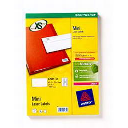 Avery White Mini Laser Labels