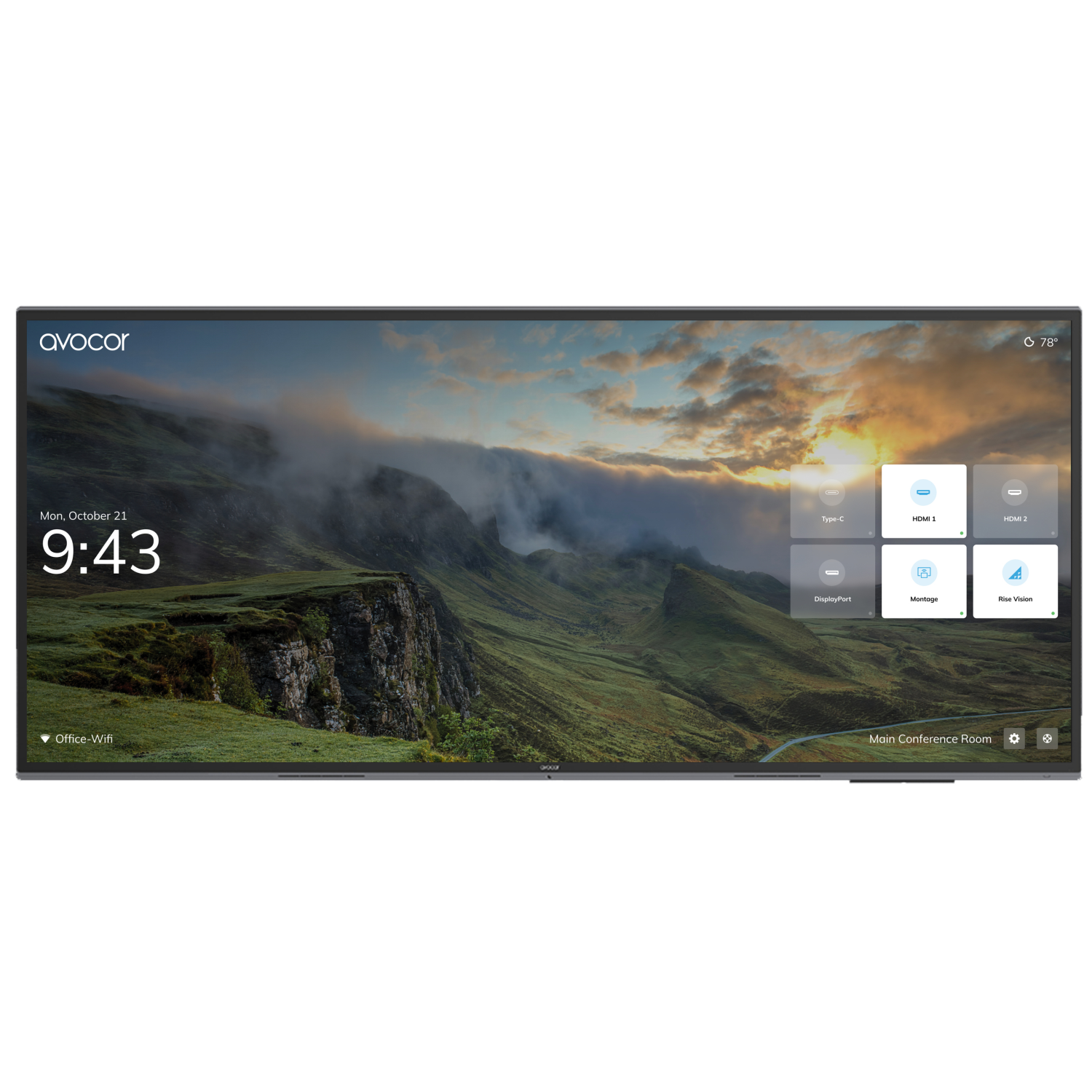 Avocor L Series 105” 5K Pcap LED Interactive Display