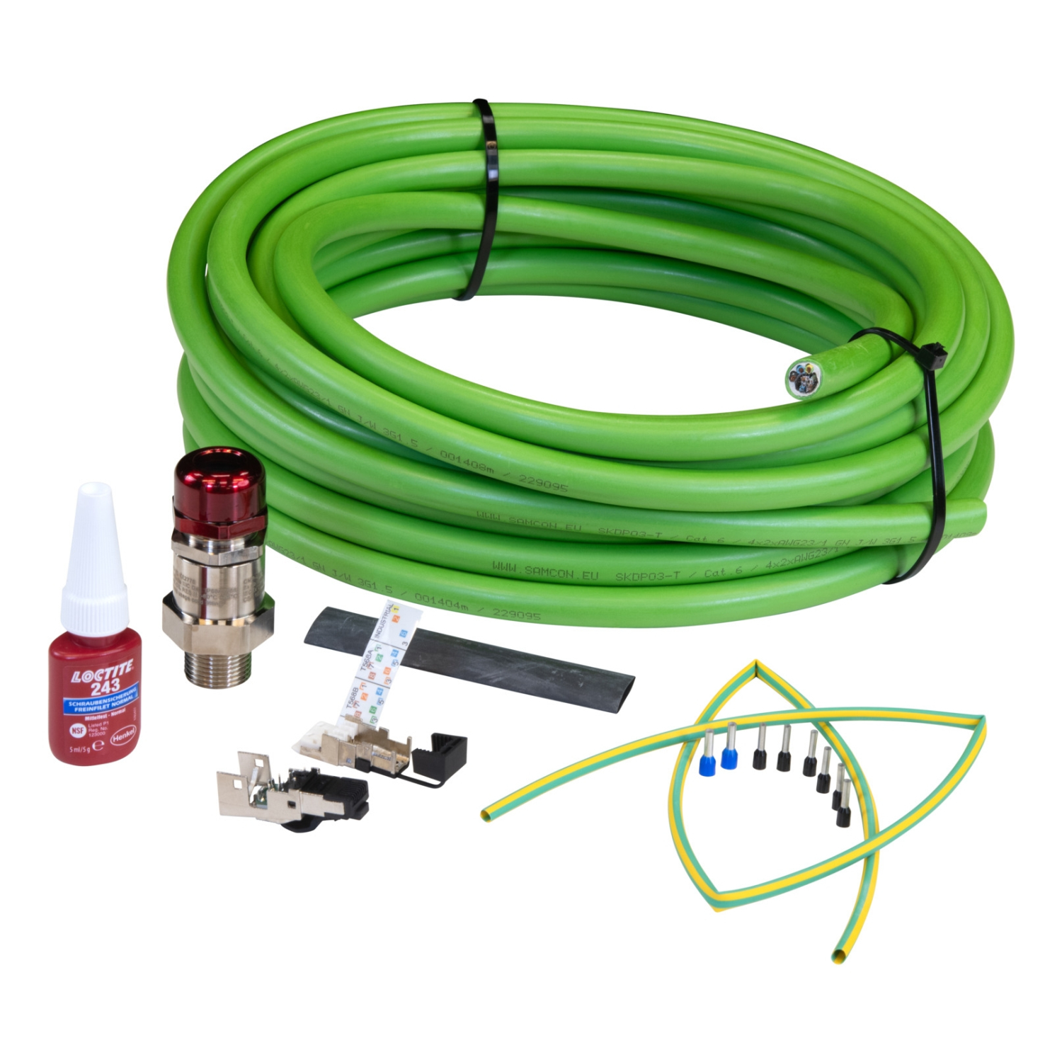 Axis 01545-001 camera cable 95 m Green