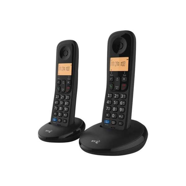 British Telecom 090663 telephone DECT telephone Caller ID Black