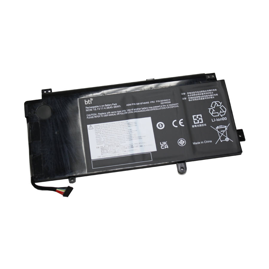 BTI 00HW009 Industrial Rechargeable Batteries - Black