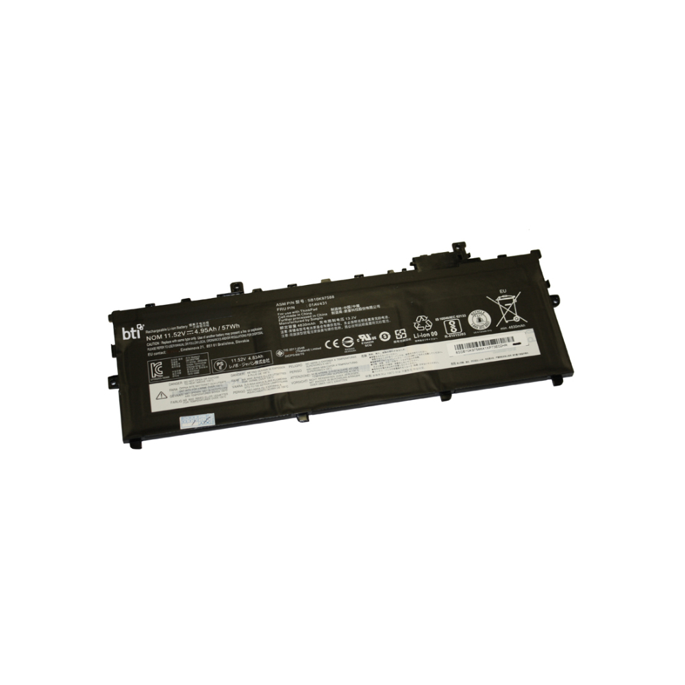 BTI 01AV429 Industrial Rechargeable Batteries - Black