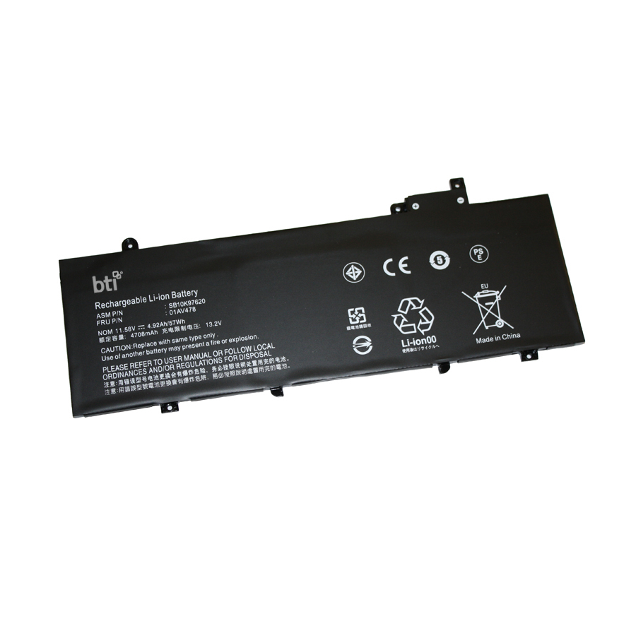 BTI 01AV479- Industrial Rechargeable Batteries - Black