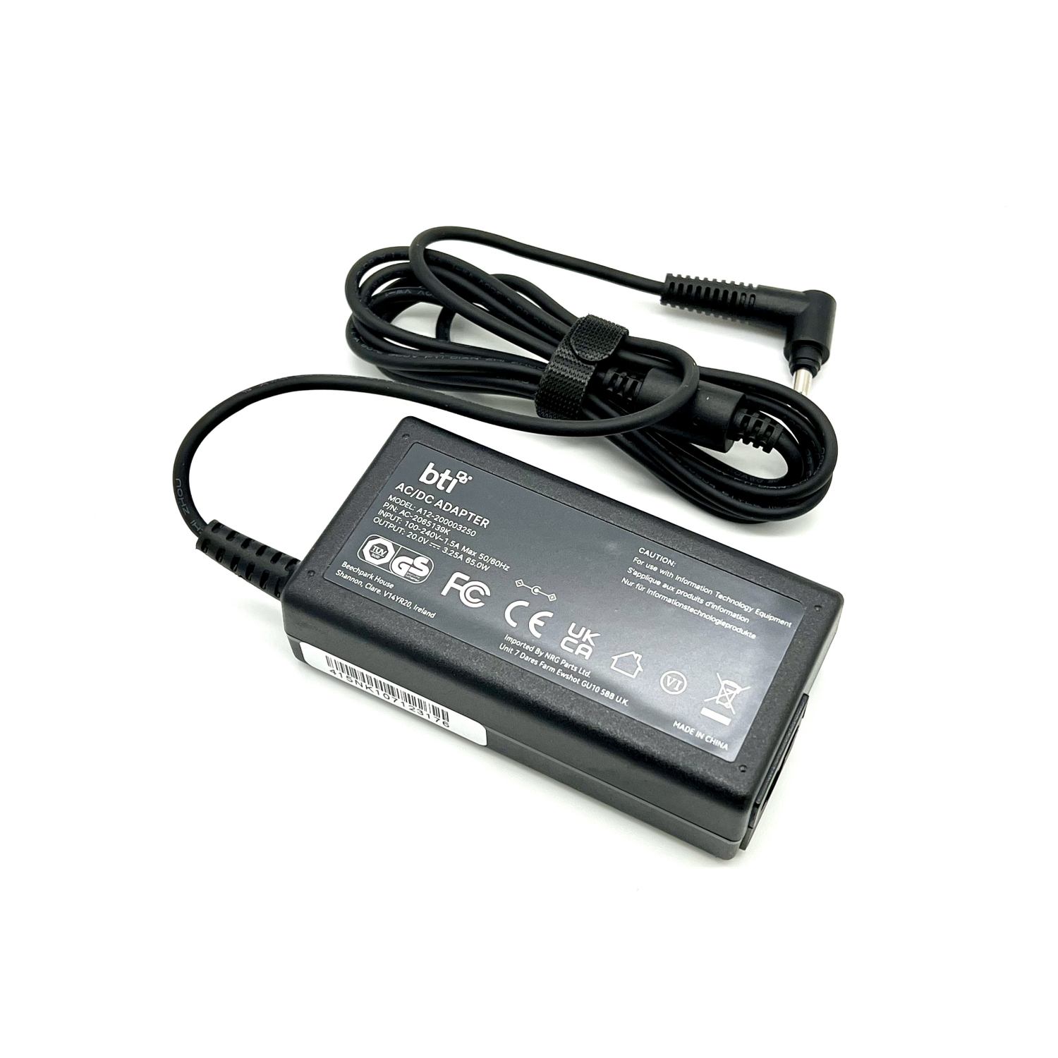 BTI 65W AC ADAPTER F/LENOVO LAPTOP