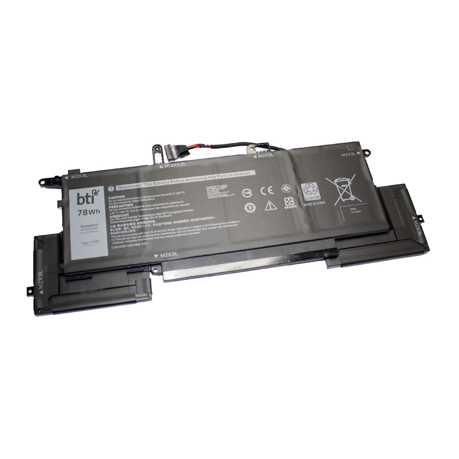 BTI 02K0CK Industrial Rechargeable Batteries - Black