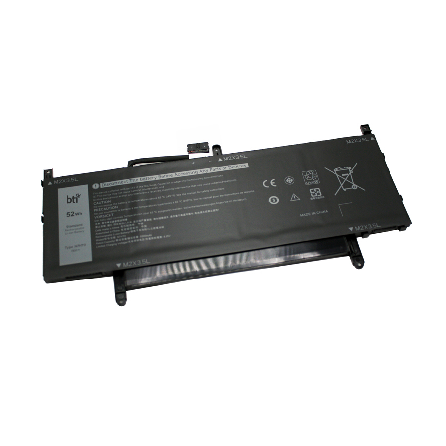 BTI 08NFC7 Industrial Rechargeable Batteries - Black