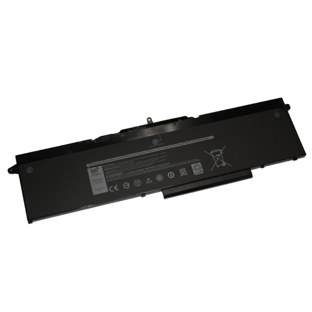 BTI 97Wh Industrial Rechargeable Batteries - Black