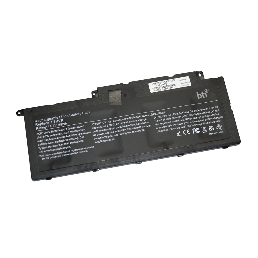 BTI 451-BBEO- Industrial Rechargeable Batteries - Black