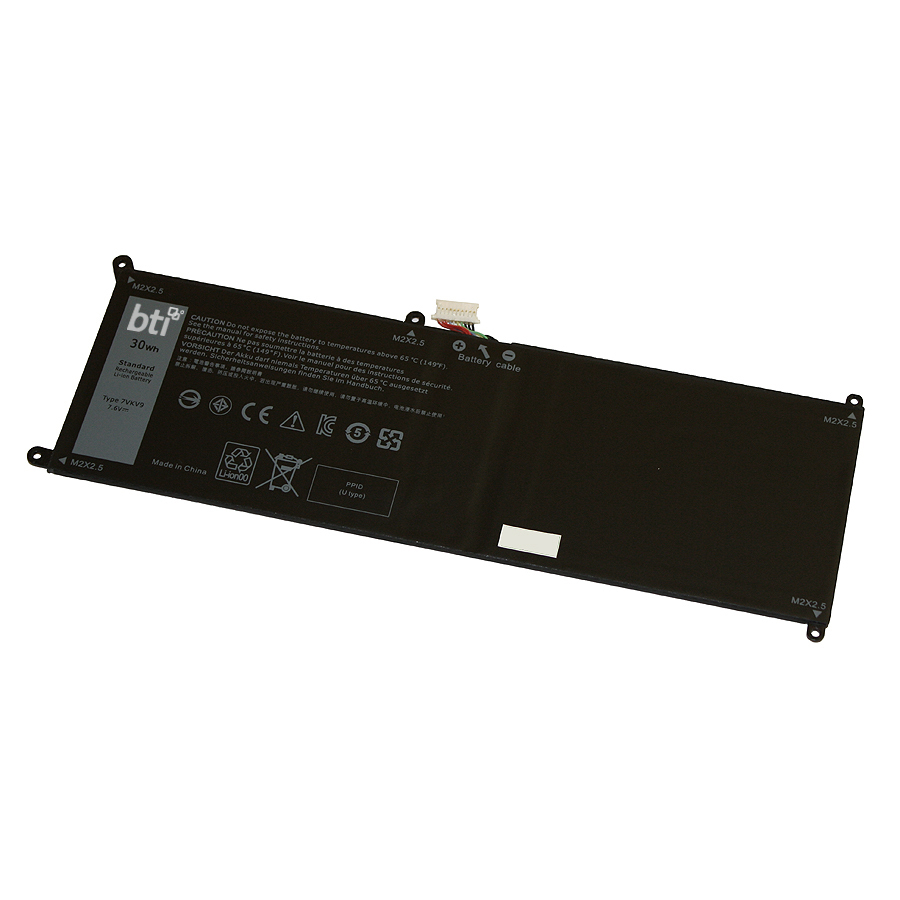 BTI 30Wh Industrial Rechargeable Batteries - Black
