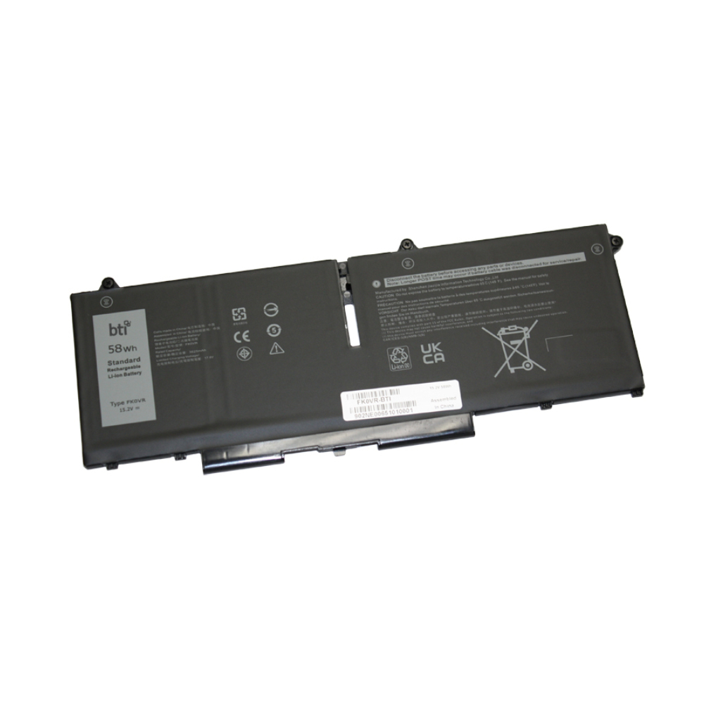 BTI 4-cell Industrial Rechargeable Batteries - Black