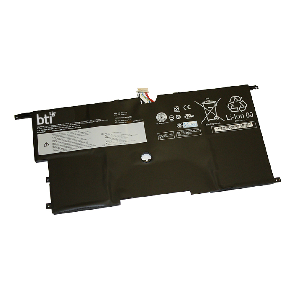 BTI 43Wh Industrial Rechargeable Batteries - Black