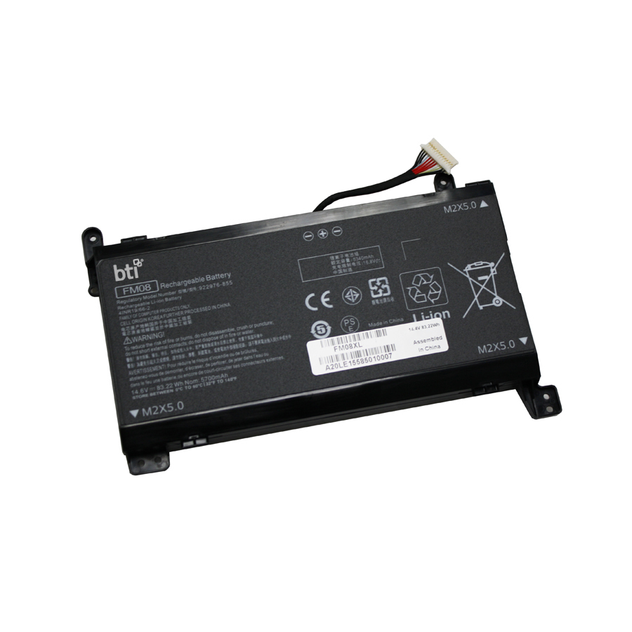 BTI 4INR19 Industrial Rechargeable Batteries - Black