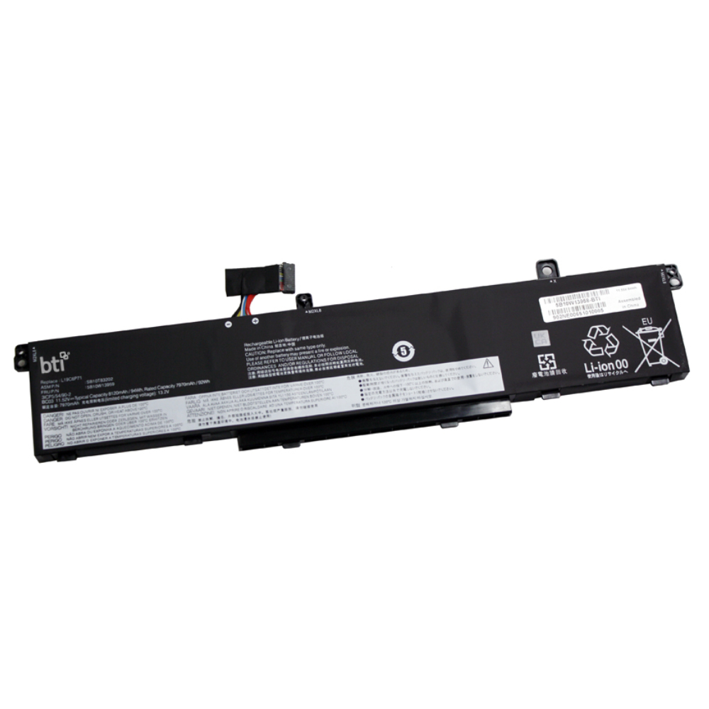 BTI 92Wh Industrial Rechargeable Batteries - Black