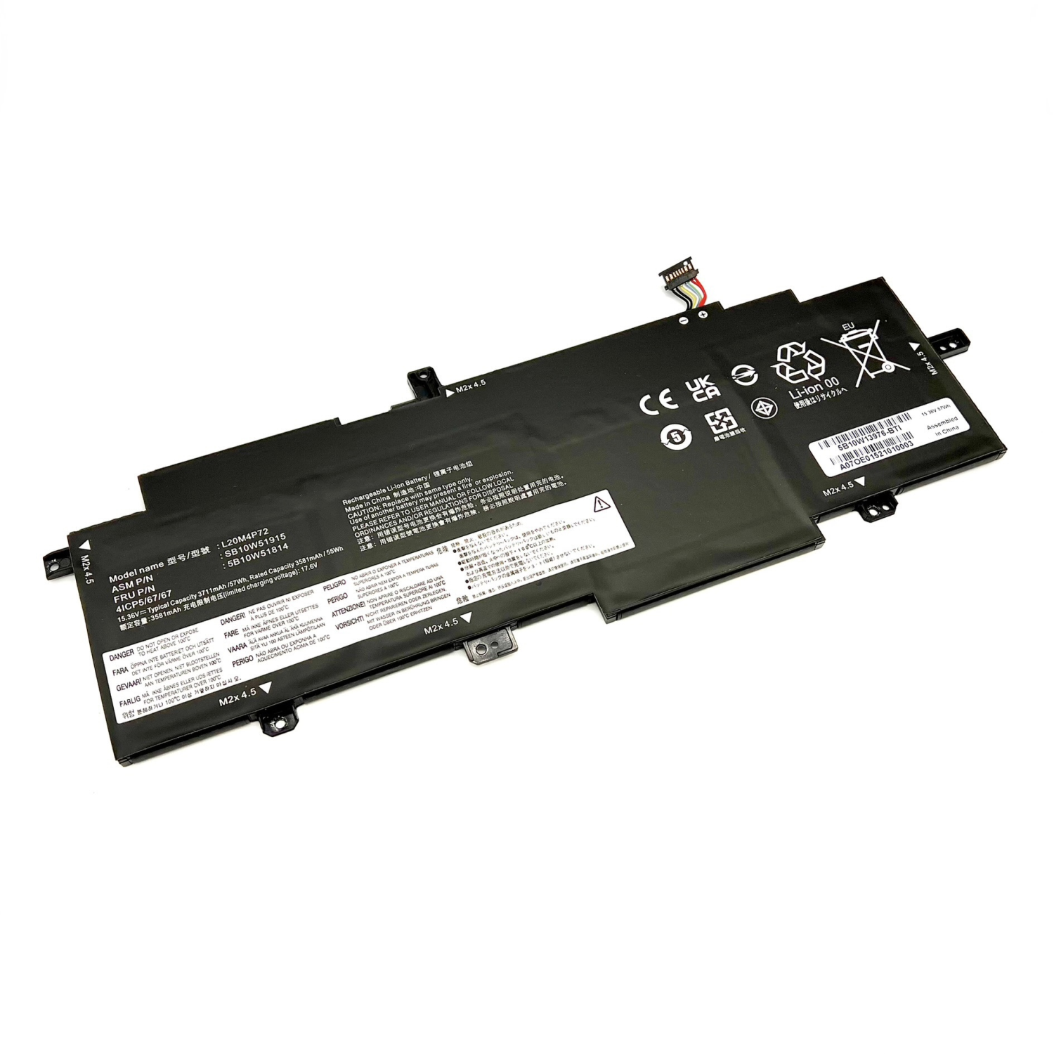 BTI T14s Industrial Rechargeable Batteries - Black