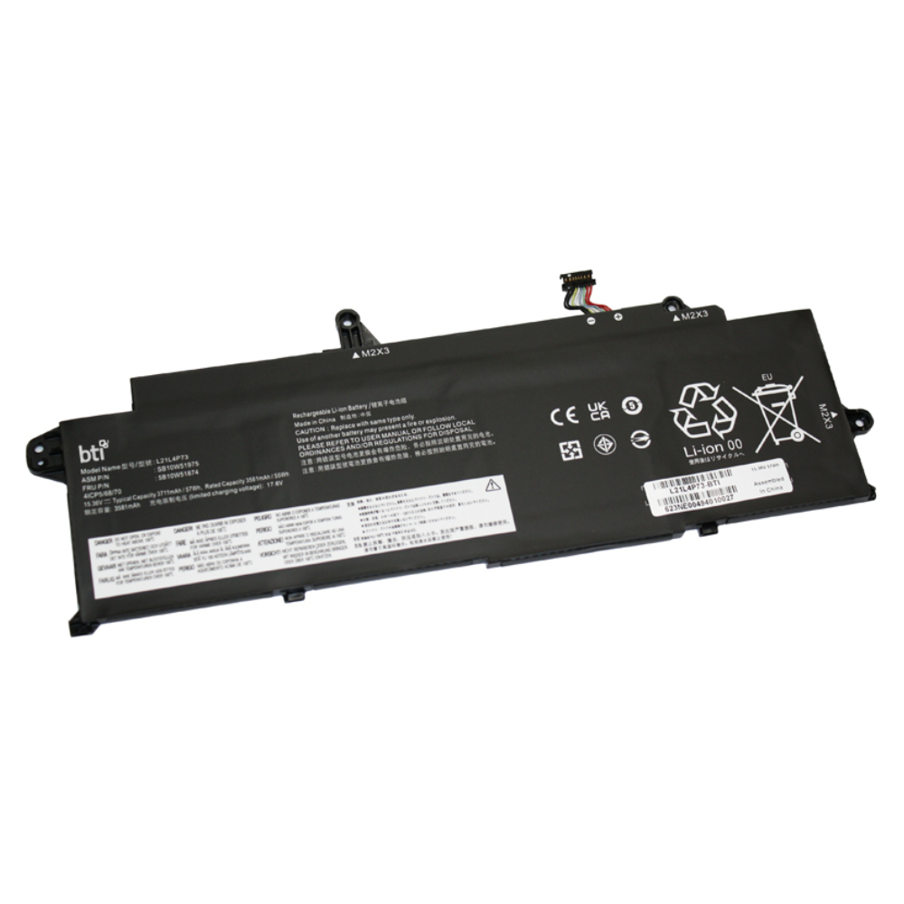 BTI 5B10W51874 Industrial Rechargeable Batteries - Black