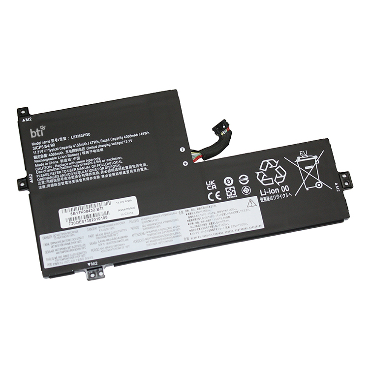 BTI 5B11K08430 Industrial Rechargeable Batteries - Black