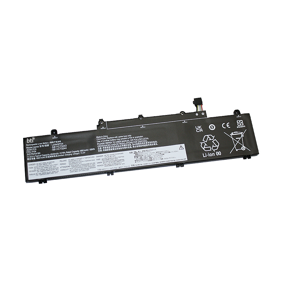 BTI 5B11N52031 Industrial Rechargeable Batteries - Black