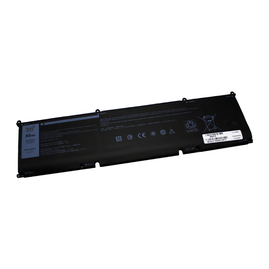 BTI 69KF2- Industrial Rechargeable Batteries - Black