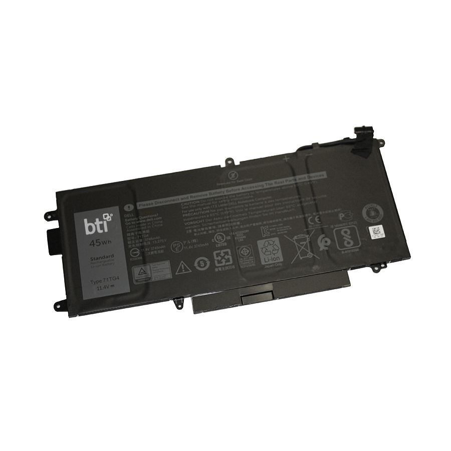 BTI 45Wh Industrial Rechargeable Batteries - Black