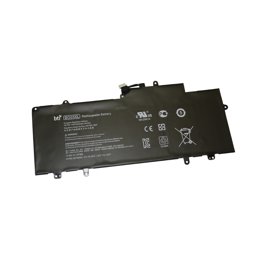 BTI 751895-1C1 Industrial Rechargeable Batteries - Black