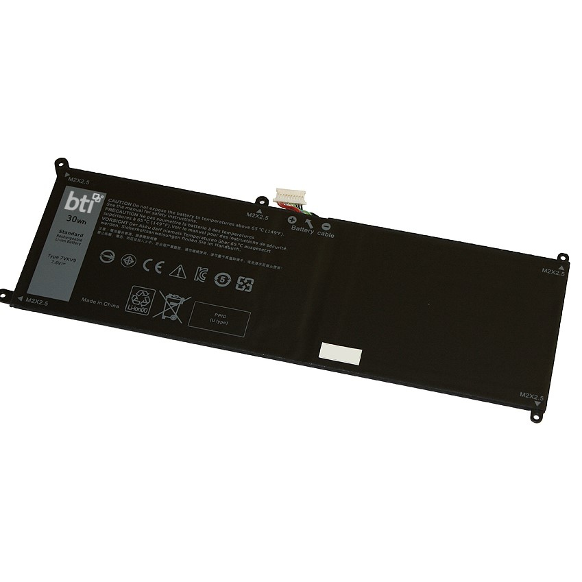 BTI Replacement battery for DELL LATITUDE 12 7275 XPS 12 9250