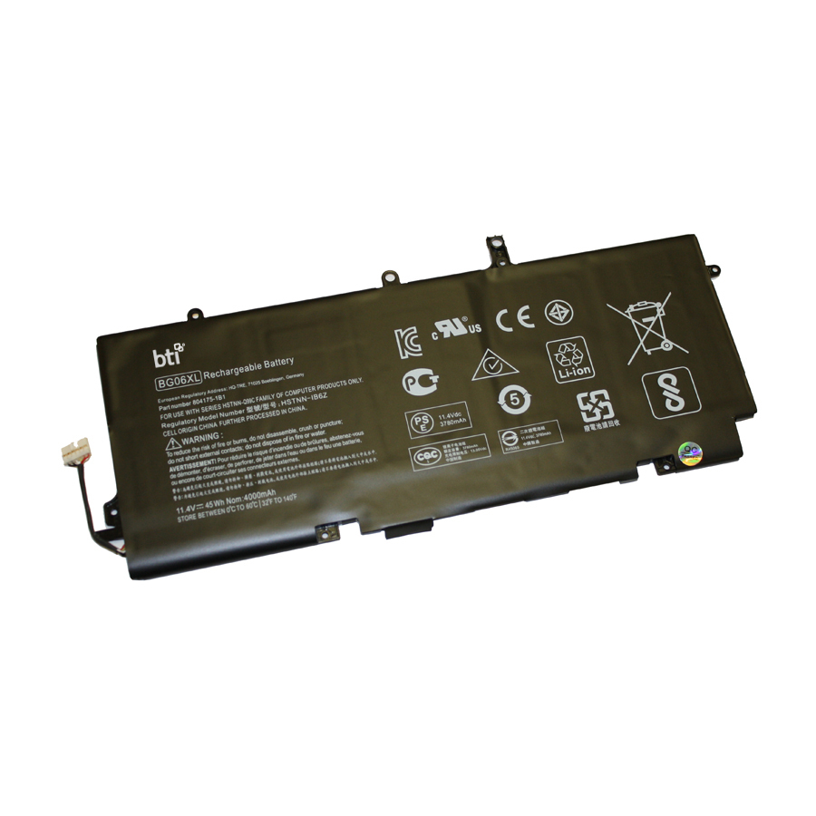 BTI 804175-1C1 Industrial Rechargeable Batteries - Black