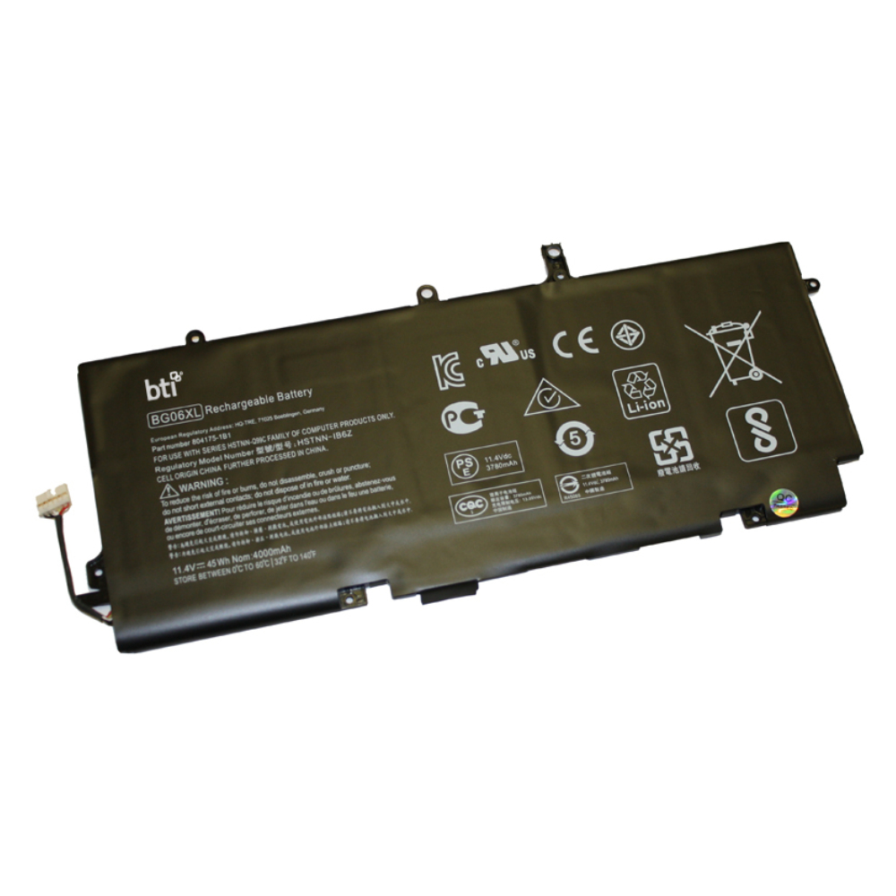 BTI BG06XL Industrial Rechargeable Batteries - Black