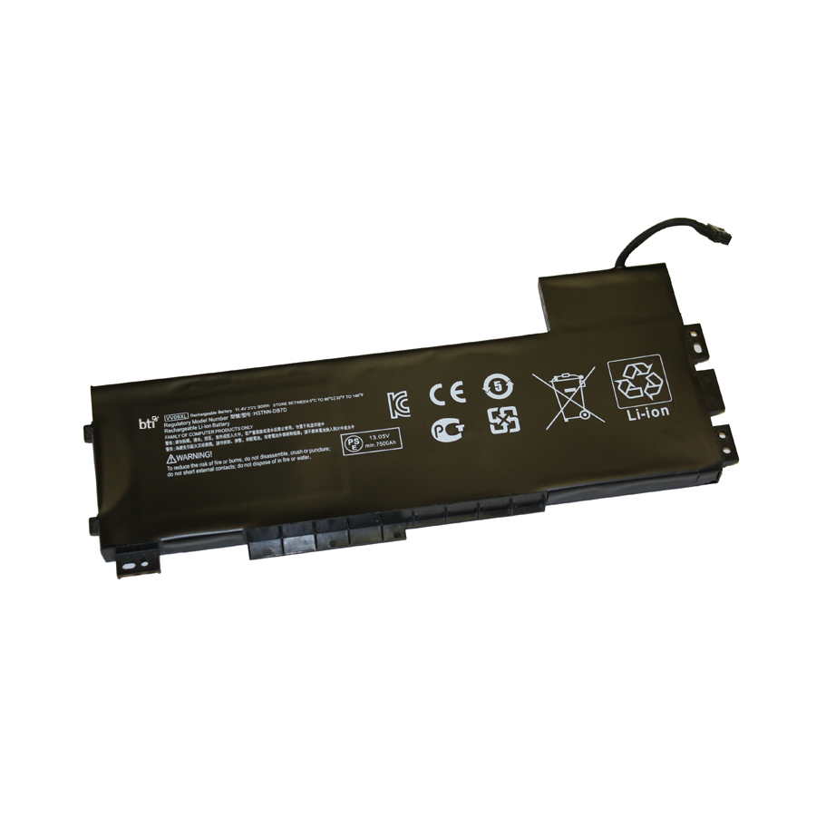 BTI 90Wh Industrial Rechargeable Batteries - Black