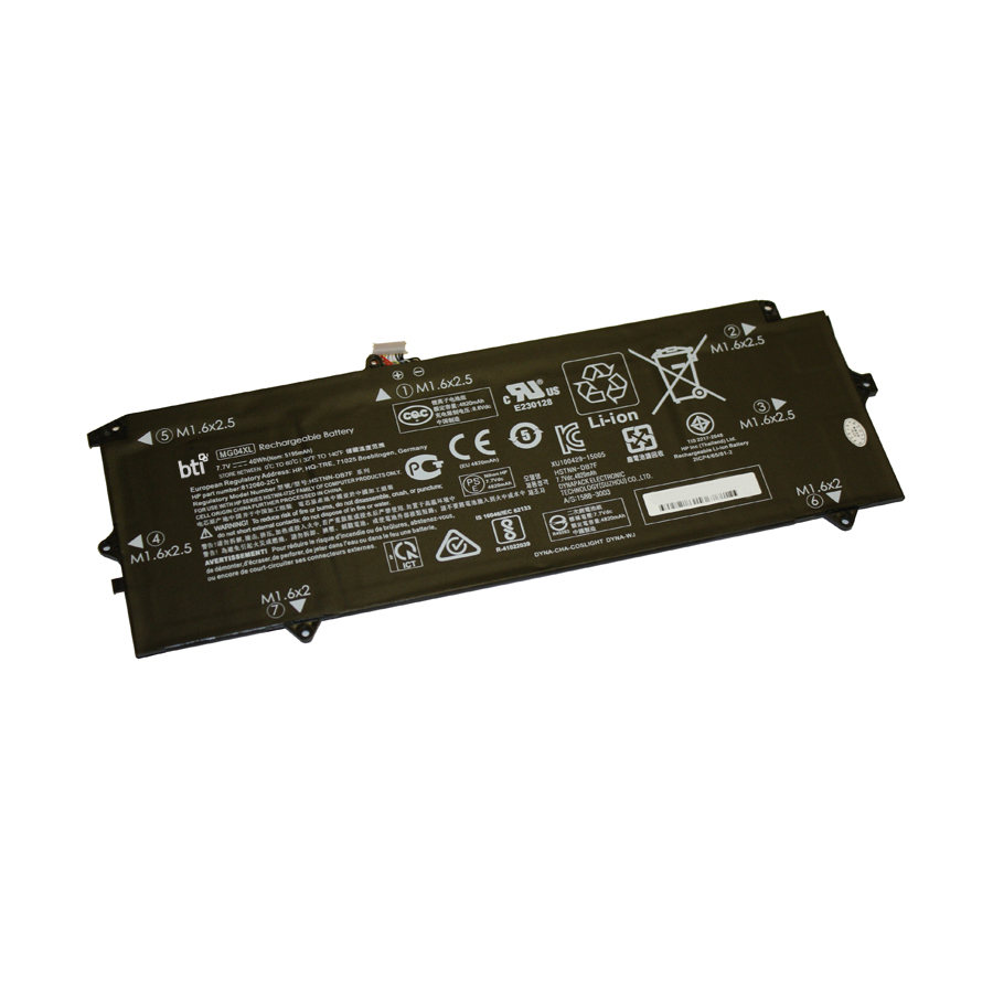 BTI MG04XL Industrial Rechargeable Batteries - Black
