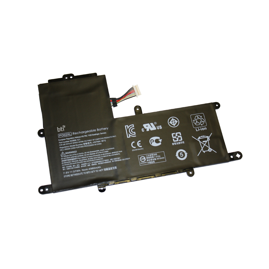 BTI 823908-1C1 Industrial Rechargeable Batteries - Black