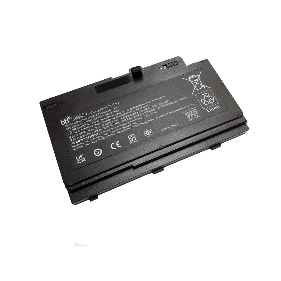 BTI 96Wh Industrial Rechargeable Batteries - Black
