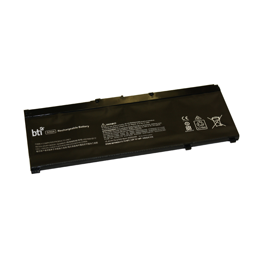 BTI 70Wh Industrial Rechargeable Batteries - Black