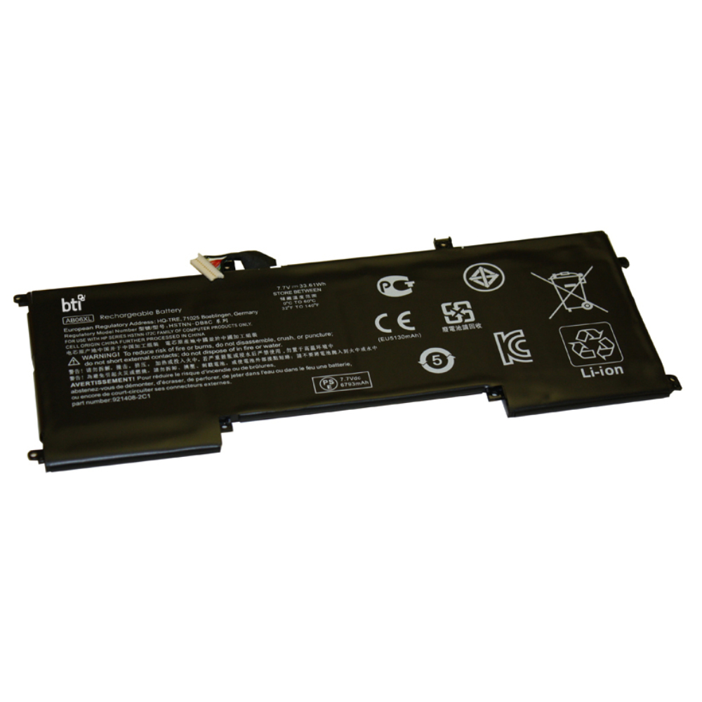 BTI AB06XL Industrial Rechargeable Batteries - Black