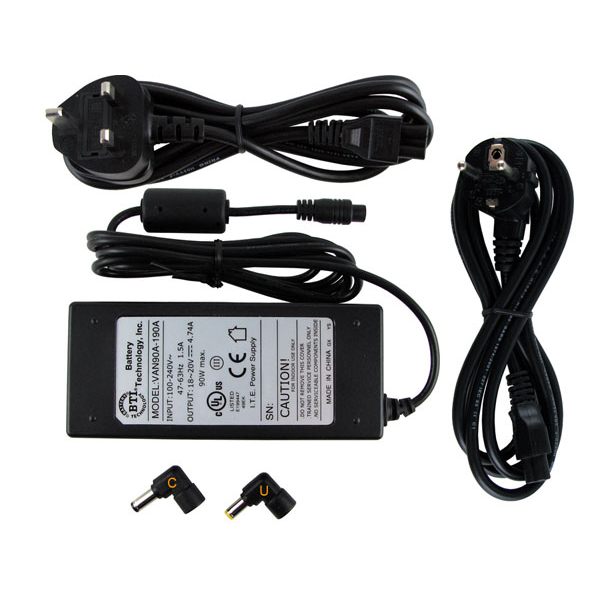 BTI AC-U90EU-AR Power Adapters & Inverters - Black