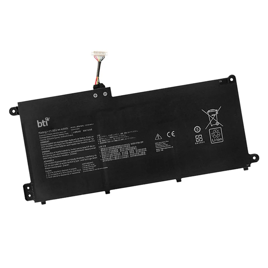 BTI BR1100CKA Industrial Rechargeable Batteries - Black