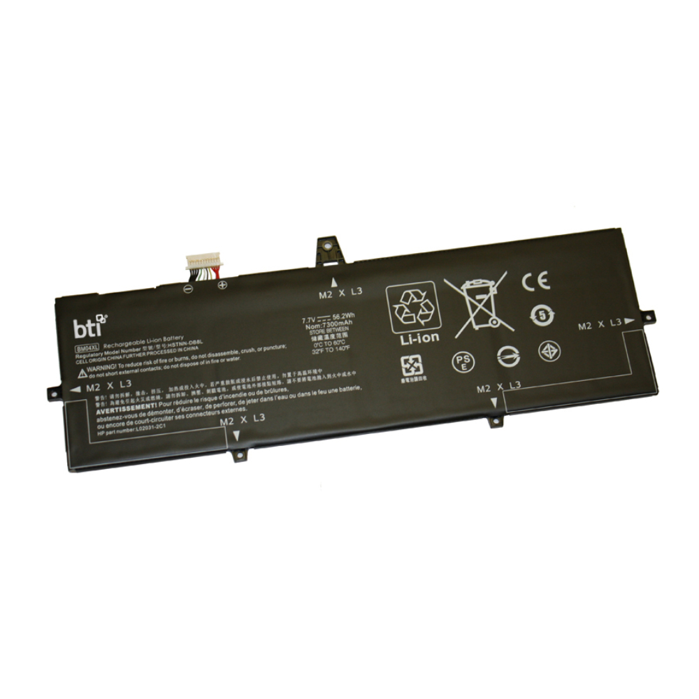BTI X360 Industrial Rechargeable Batteries - Black