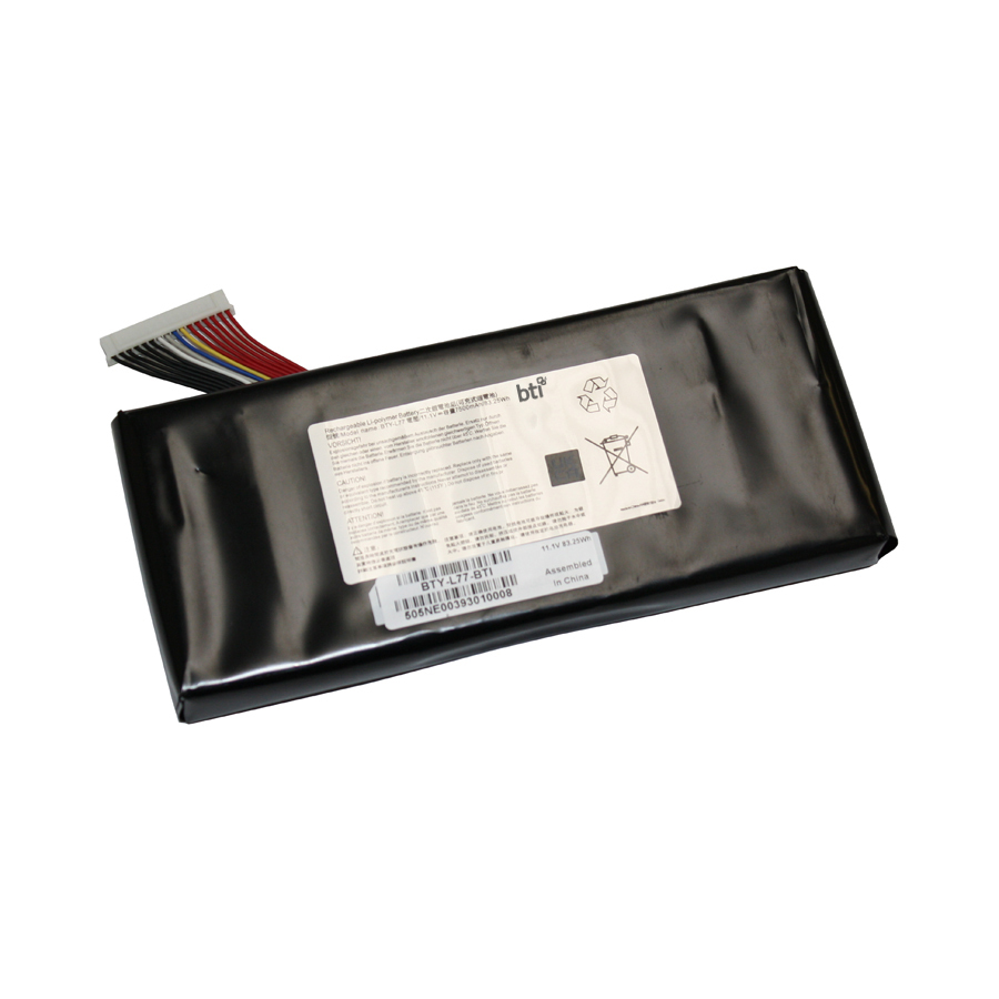 BTI GT72 Industrial Rechargeable Batteries - Black
