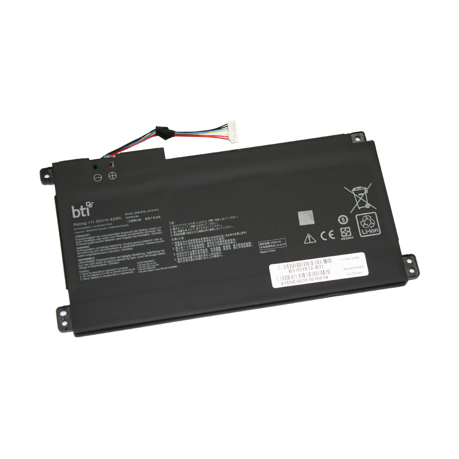 BTI C31N1912 Industrial Rechargeable Batteries - Black