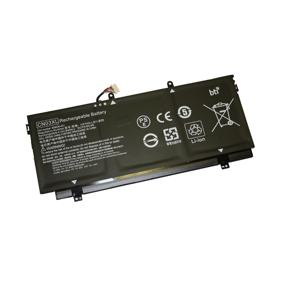 BTI 13-AB071TU Industrial Rechargeable Batteries - Black