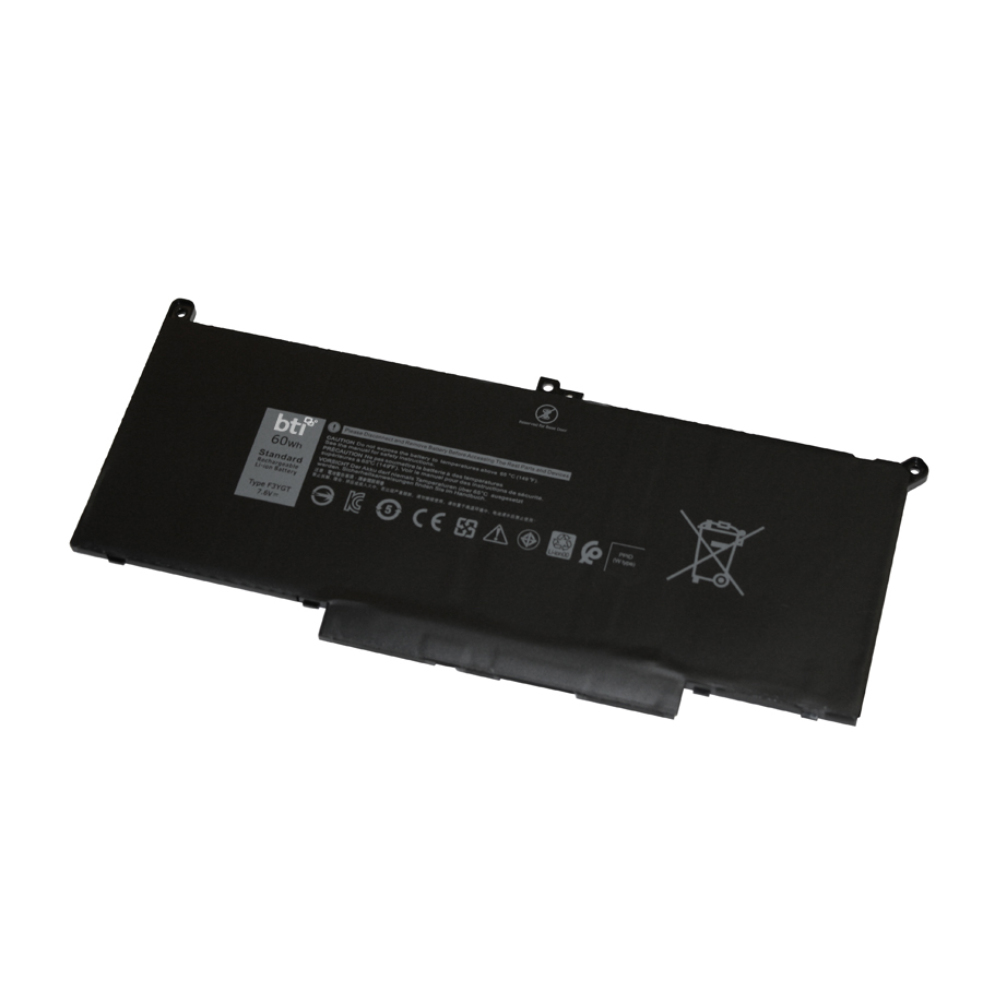 BTI 60Wh Industrial Rechargeable Batteries - Black