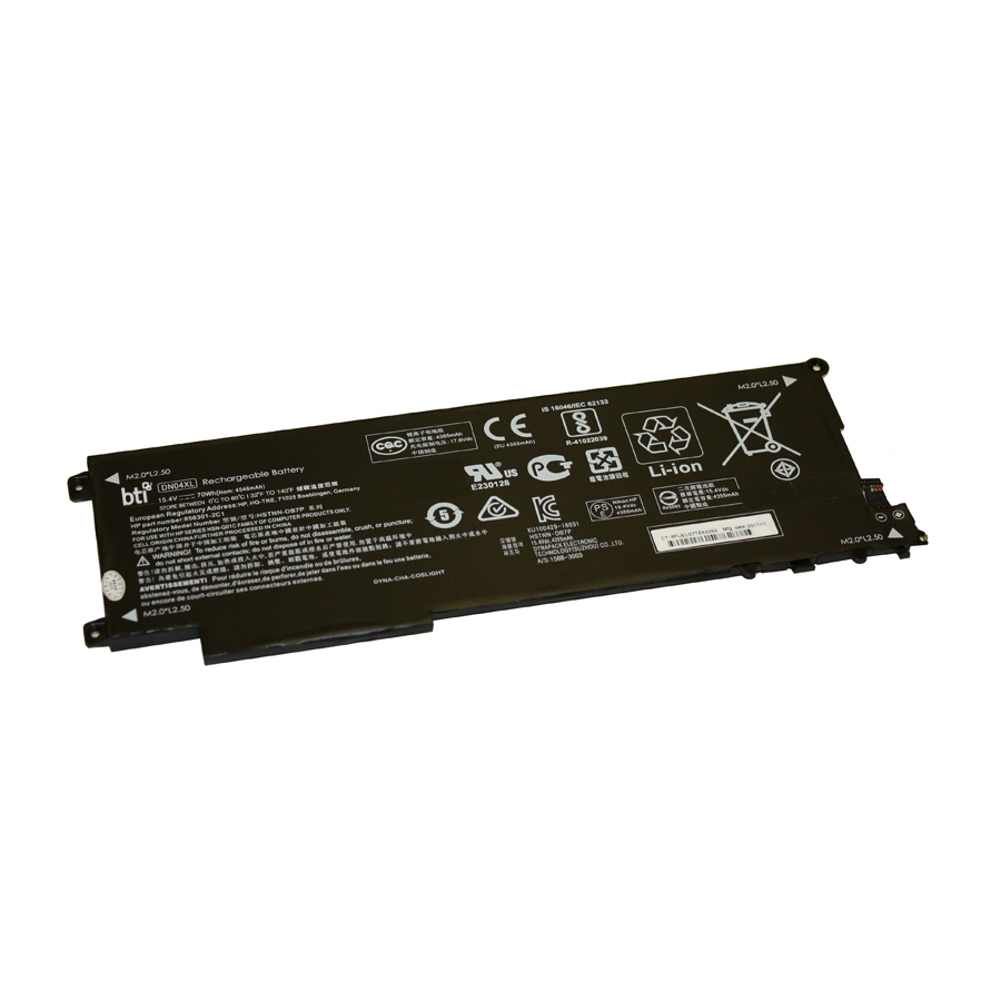 BTI 70Wh Industrial Rechargeable Batteries - Black